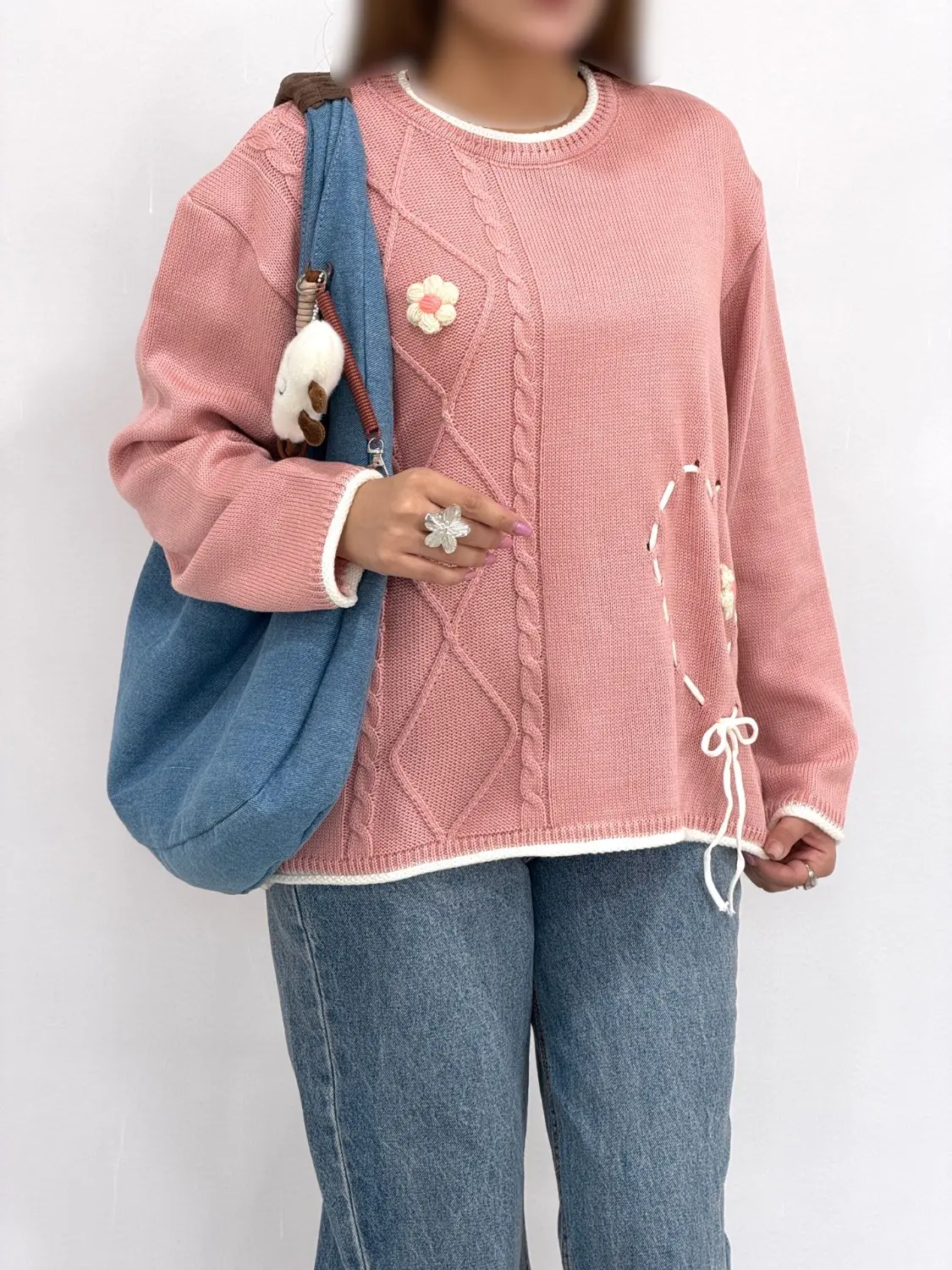 پلیور بافت گل دخت